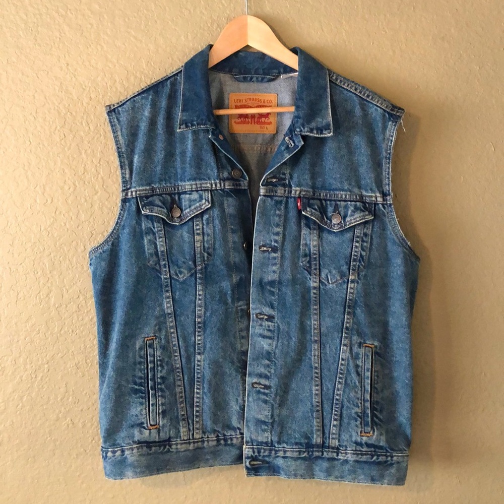 Levi’s Trucker Jacket Vest XL Like New